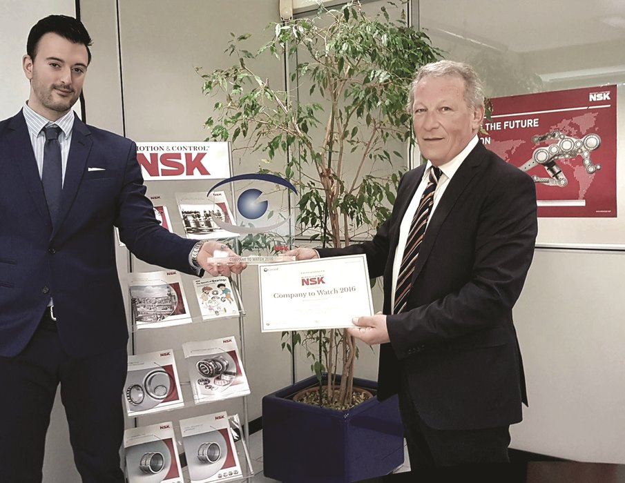 NSK Italia vince il premio  Company to Watch 